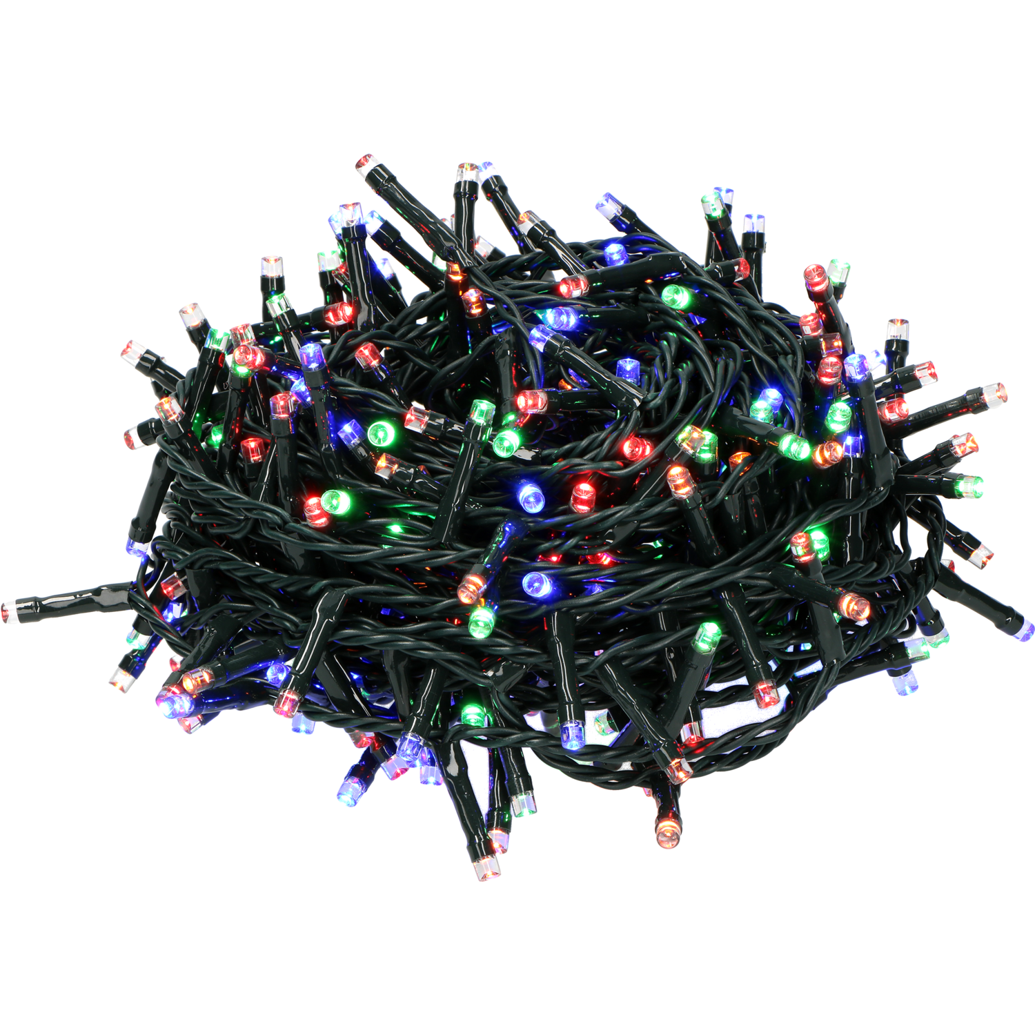 DICTROLUX - Catena luminosa 300 Led Multicolor - Lunghezza 12 metri di luci